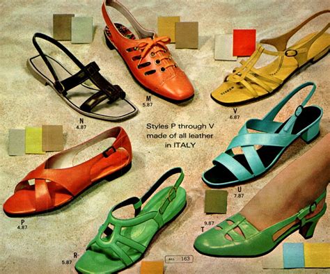 60s footwear|1960s style shoes for women.